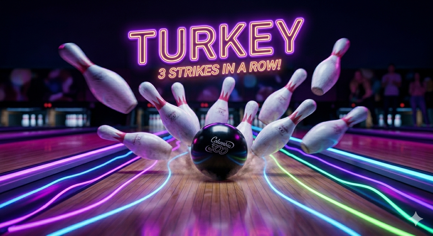 What's a Turkey in Bowling? Meaning & History