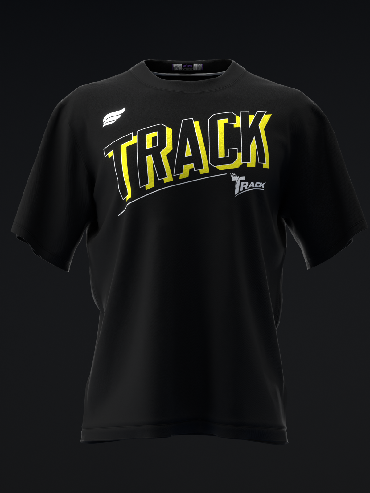 BOLD - BLACK - BOWLING T-SHIRT