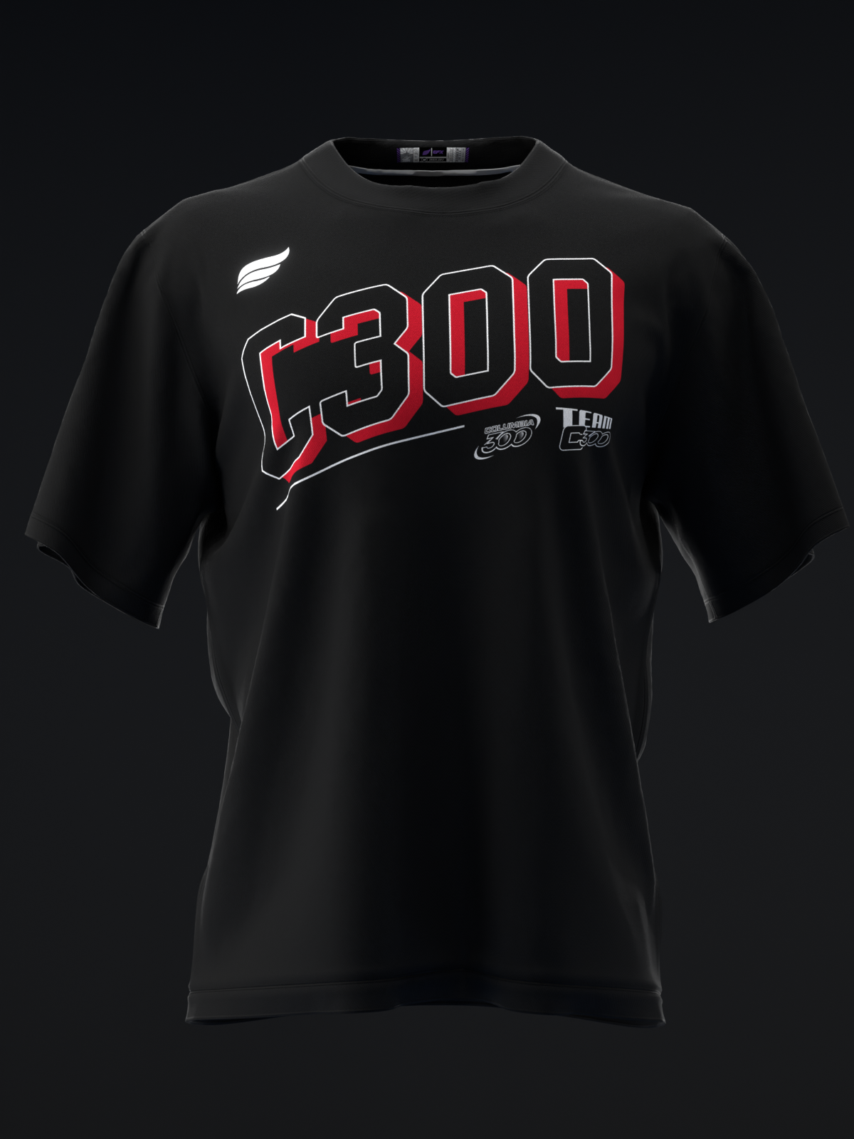 BOLD - BLACK - BOWLING T-SHIRT