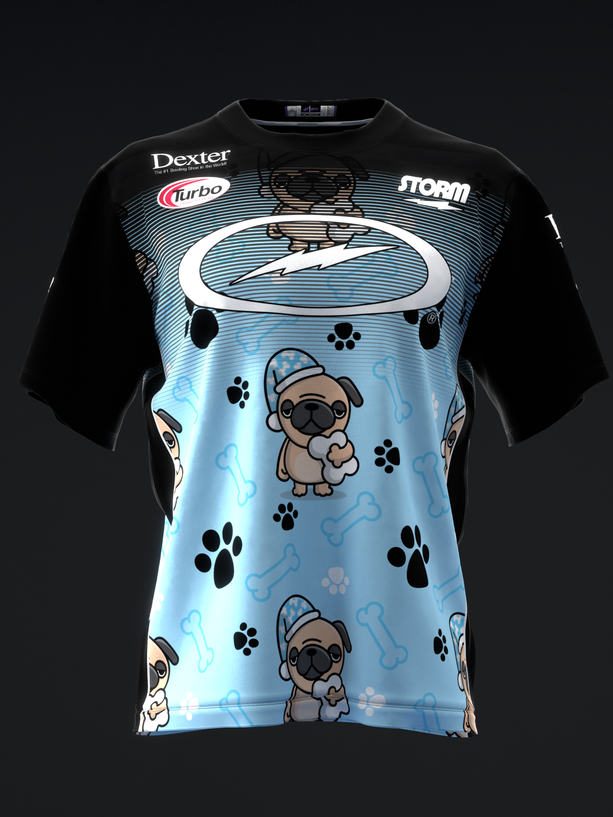 BRYANNA COTE 2024 - PUGMAS BLUE - BOWLING JERSEY