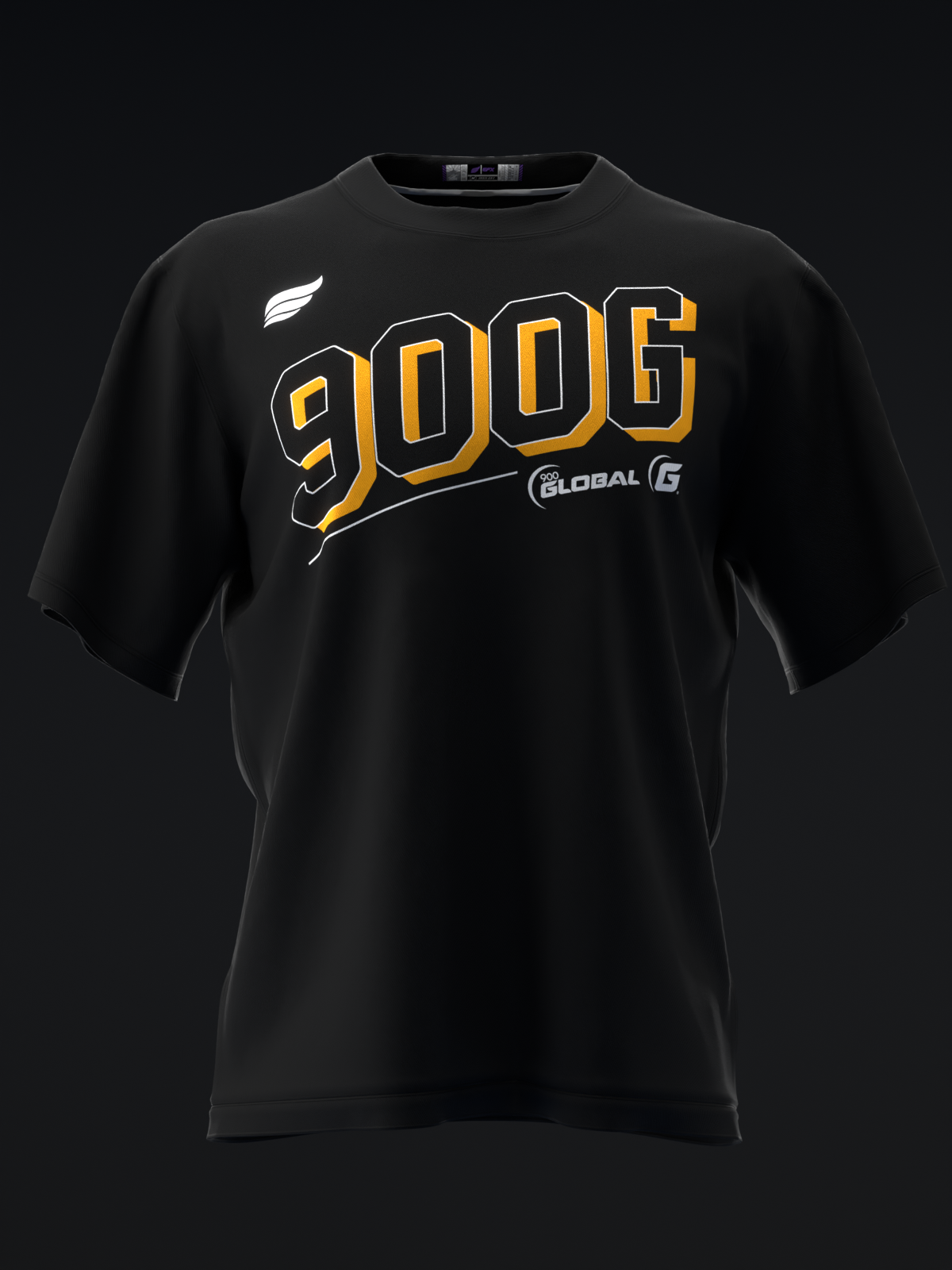 BOLD - BLACK - BOWLING T-SHIRT