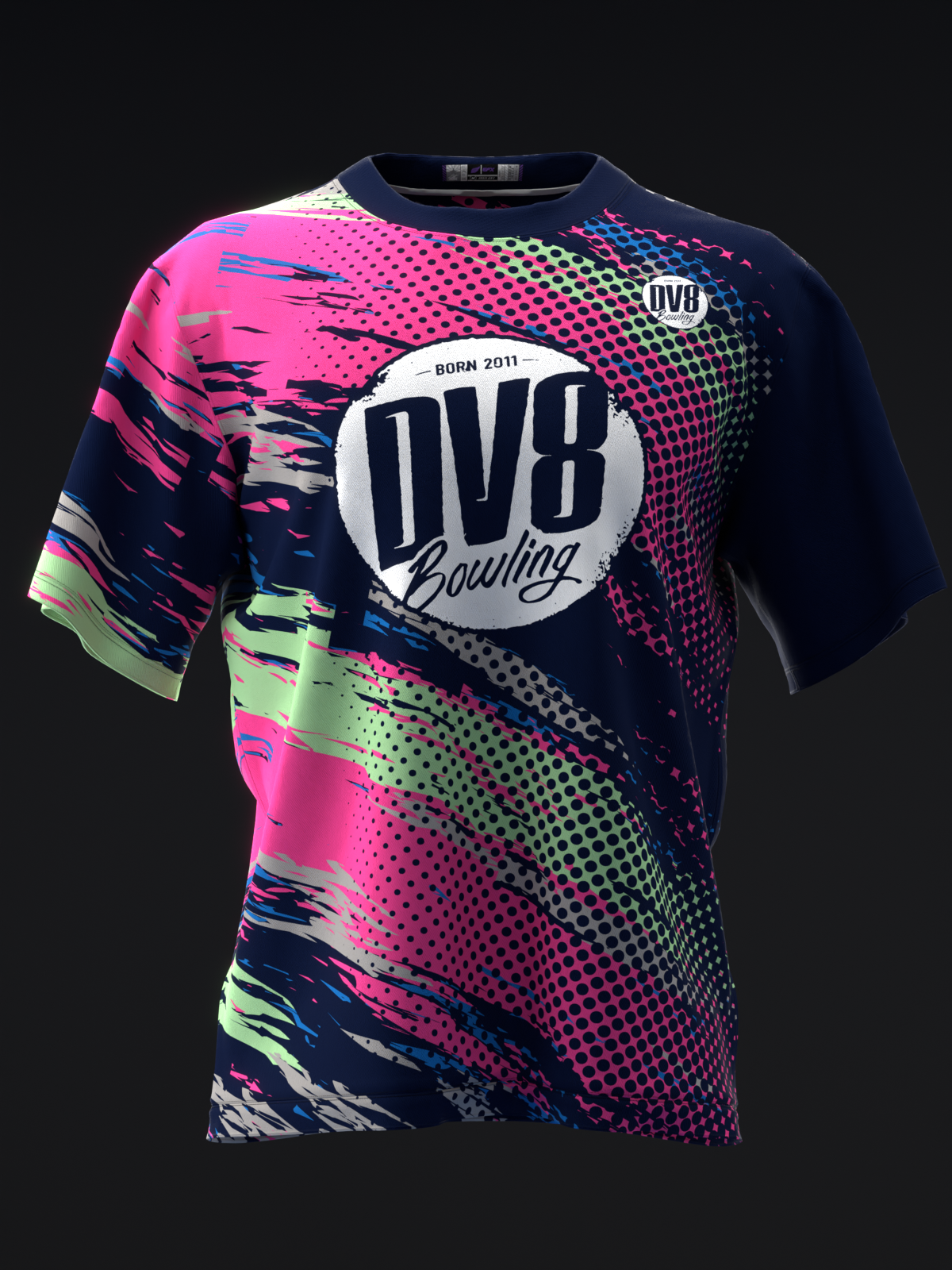 DV8 - VIOLENT COLLISION - BOWLING JERSEY