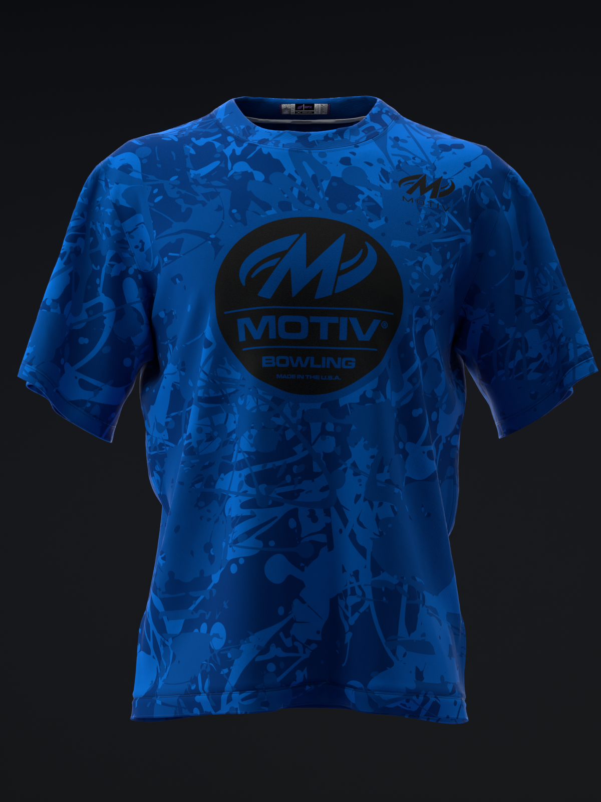 MOTIV - BLUE TANK - BOWLING JERSEY