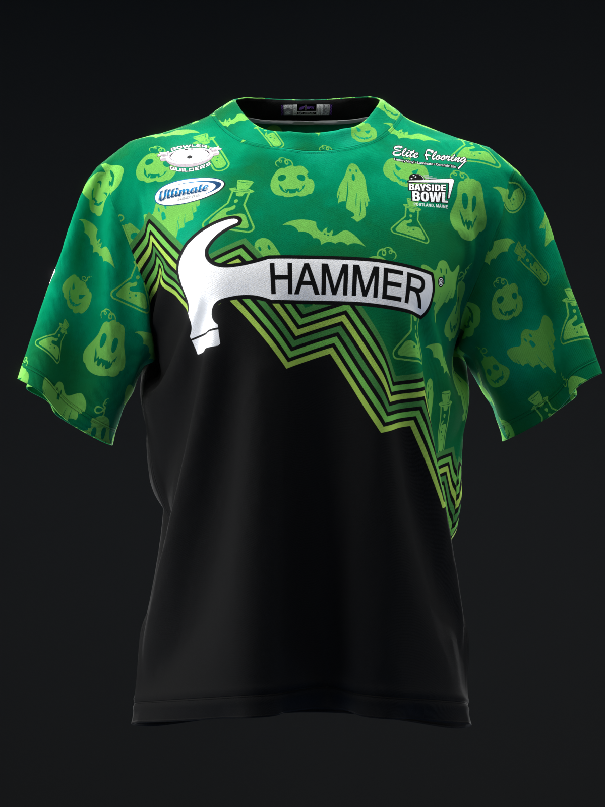 Mallory Clark 2024 - Halloween Smoke Green - Bowling Jersey