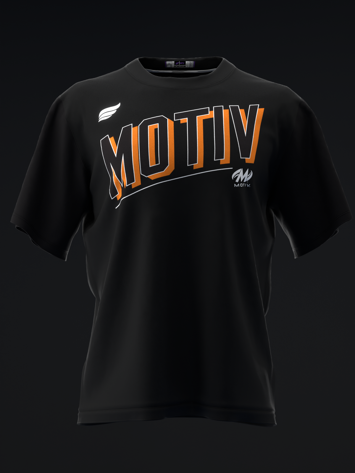 BOLD - BLACK - BOWLING T-SHIRT