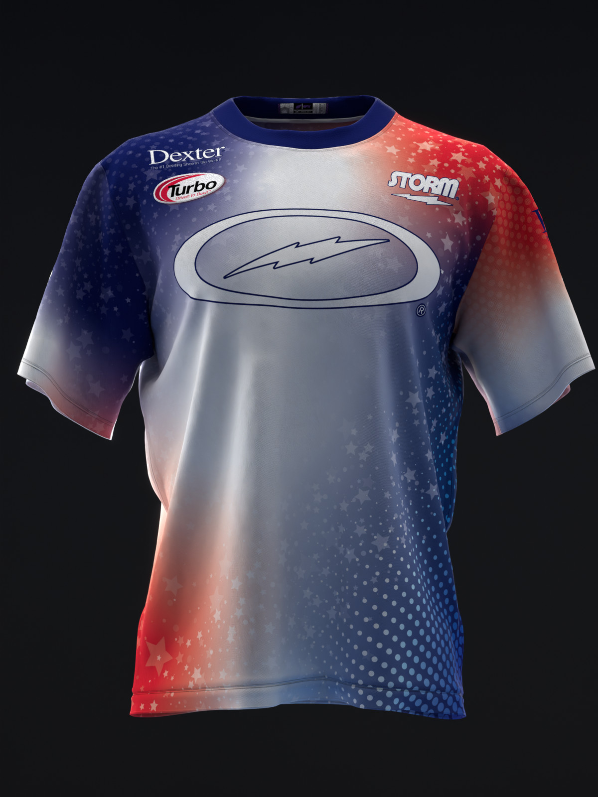 Bryanna Cote 2024 - Dunkstars V2 RWB - Bowling Jersey