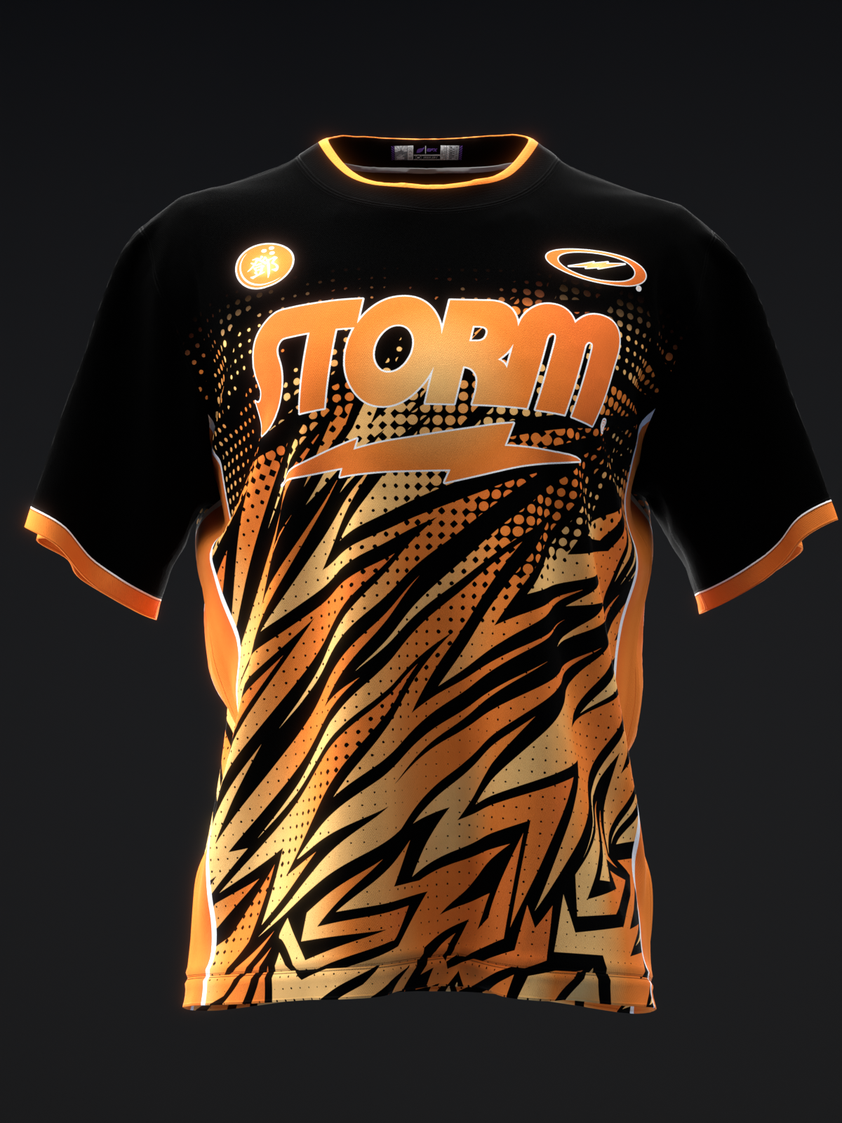 DARREN TANG 2022 - COLORWAY ORANGE BLACK - BOWLING JERSEY