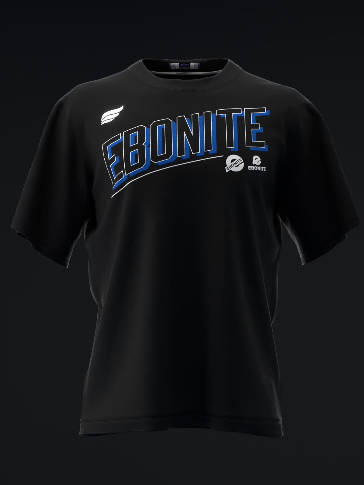 BOLD - BLACK - BOWLING T-SHIRT