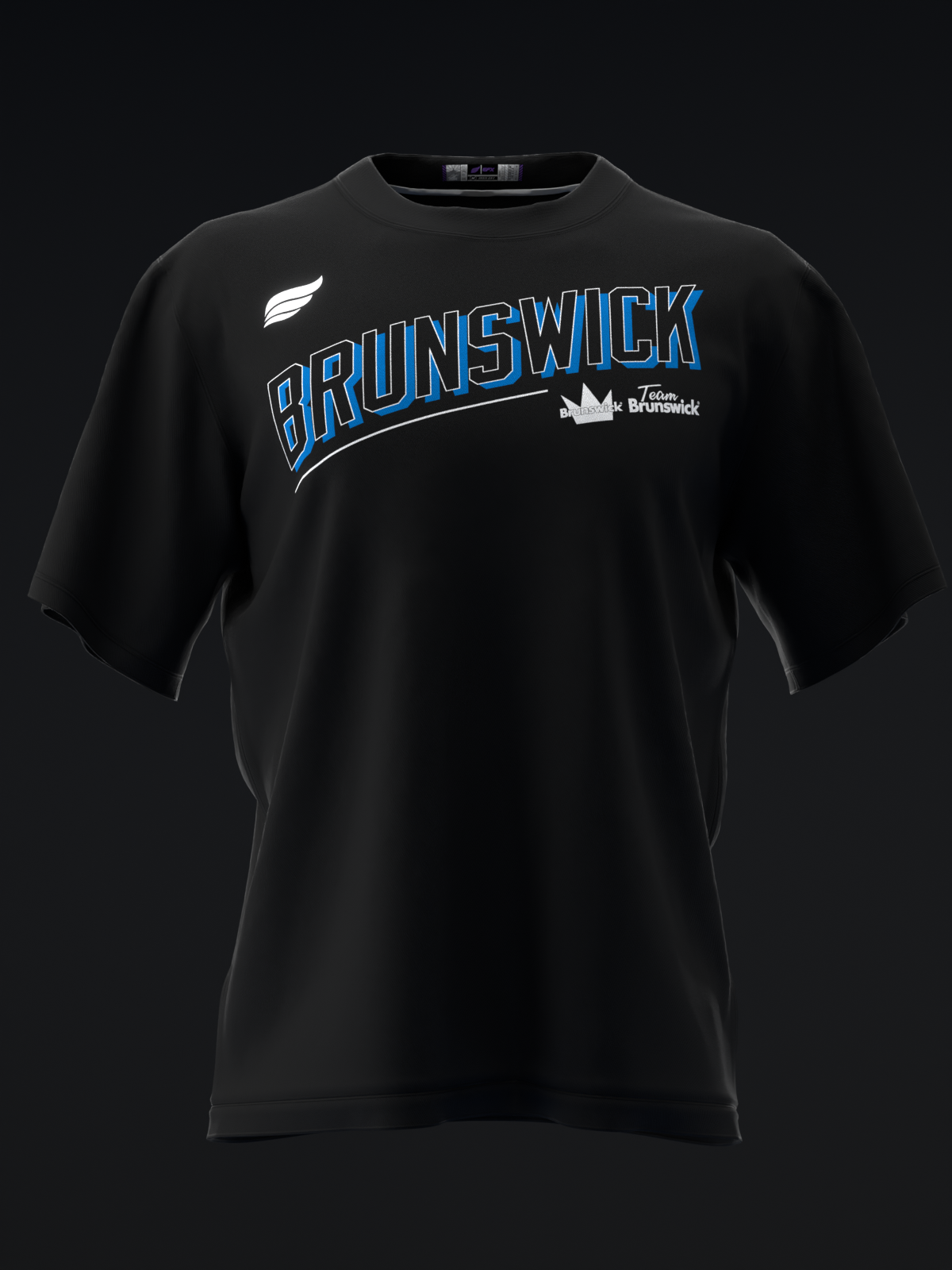 BOLD - BLACK - BOWLING T-SHIRT