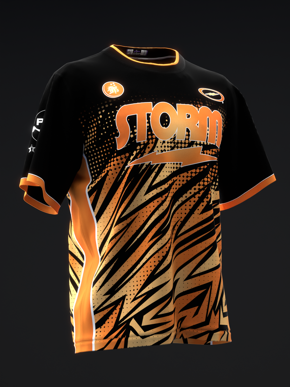 DARREN TANG 2022 - COLORWAY ORANGE BLACK - BOWLING JERSEY