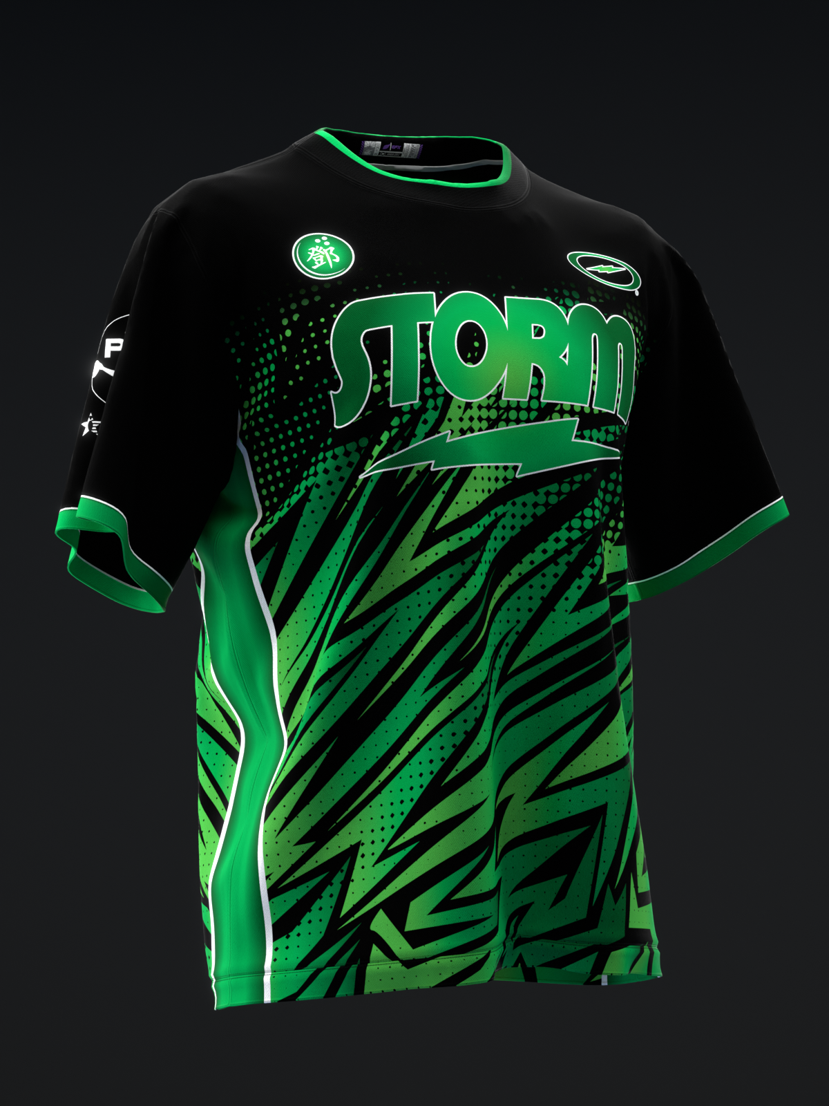 DARREN TANG 2022 - COLORWAY GREEN BLACK - BOWLING JERSEY