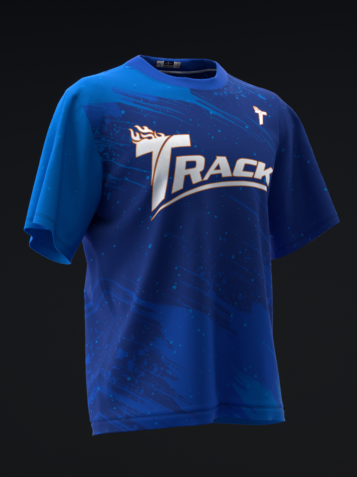 TRACK - TUNDRA BLUE FIRE - BOWLING JERSEY