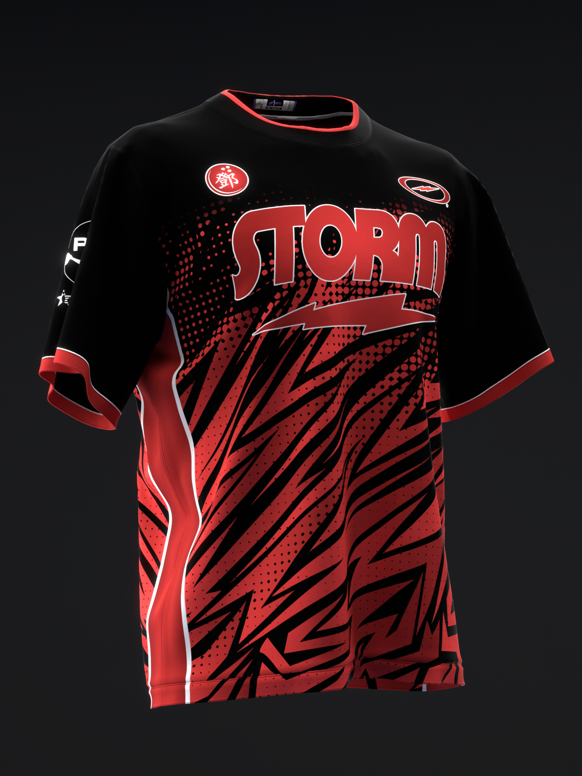 DARREN TANG 2022 - COLORWAY RED BLACK - BOWLING JERSEY