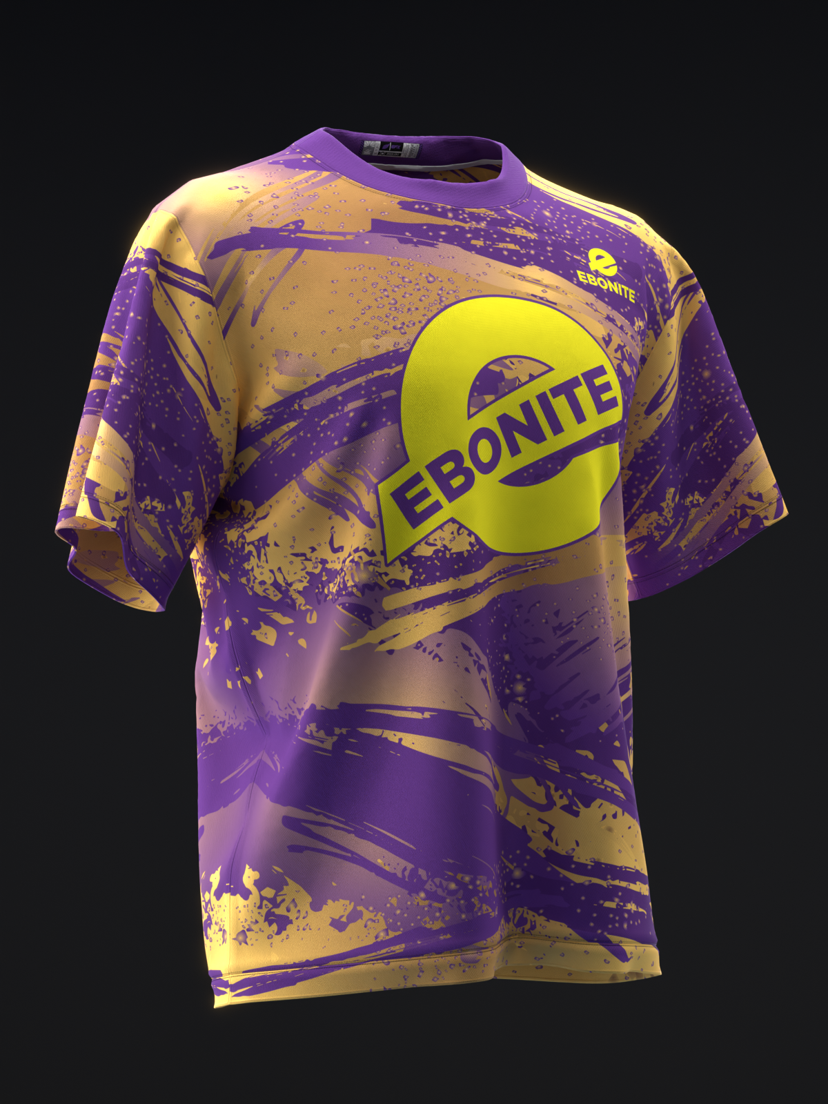 EBONITE - FIREBALL PURPLE GOLD - BOWLING JERSEY