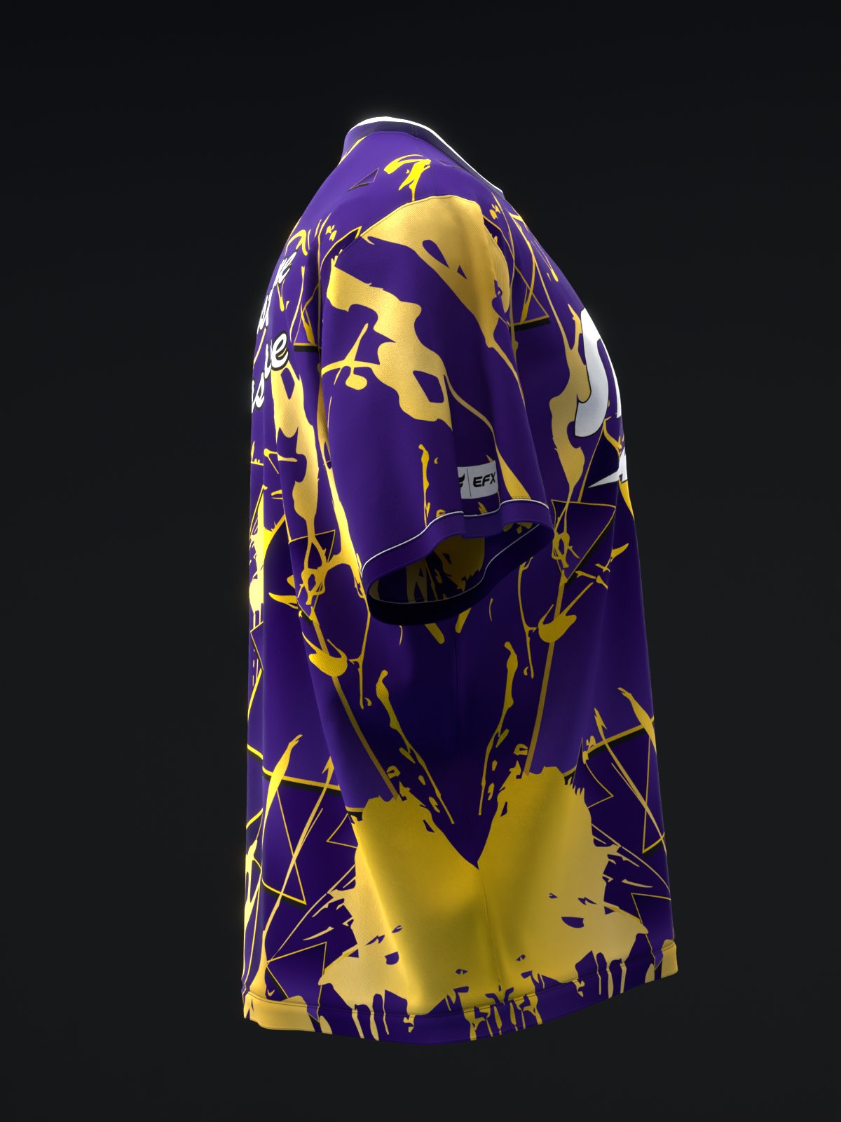 STORM - TROPICAL SURGE PURPLE GOLD - BOWLING JERSEY