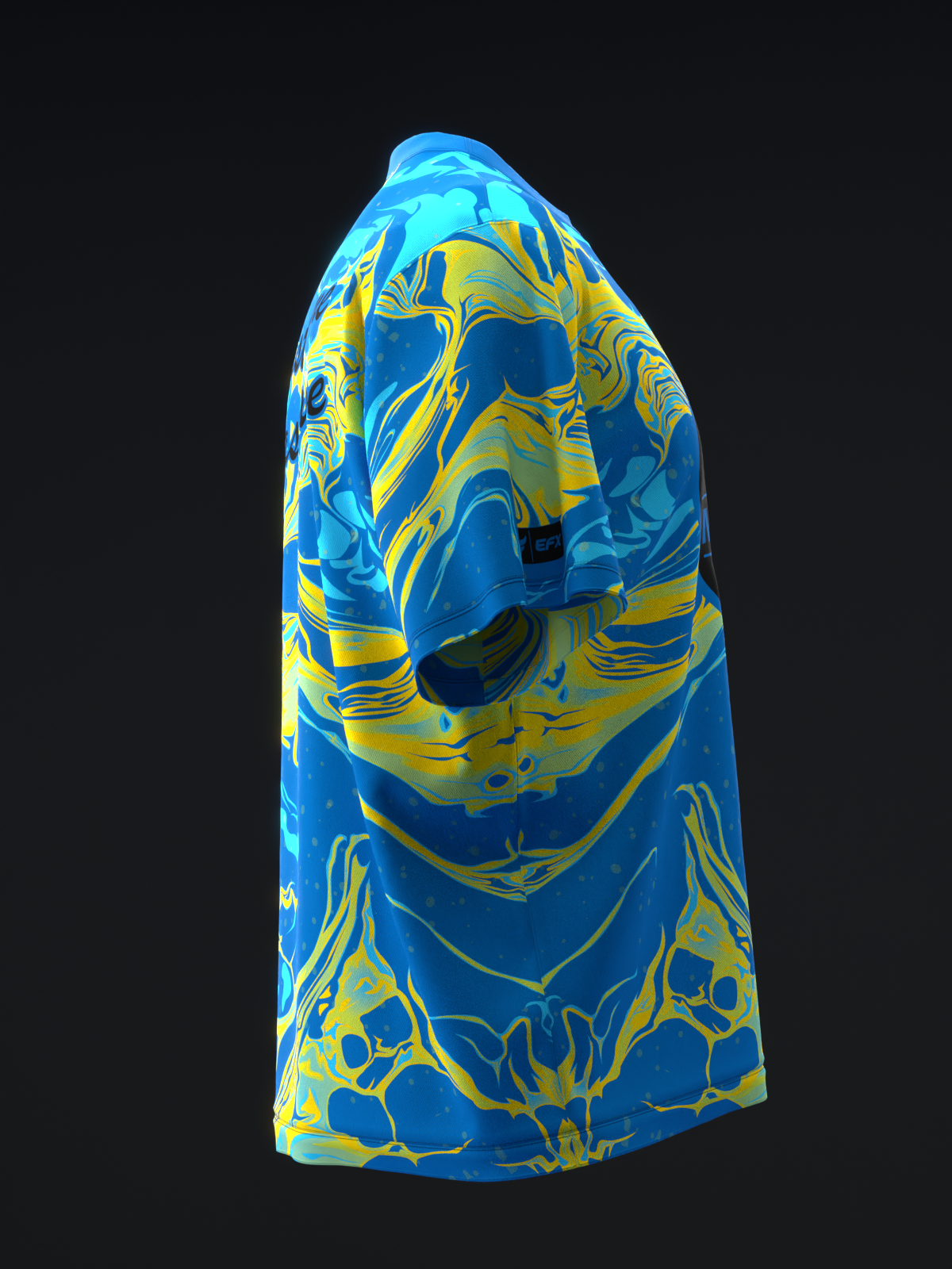 MOTIV - MAX THRILL BLUE YELLOW PEARL - BOWLING JERSEY