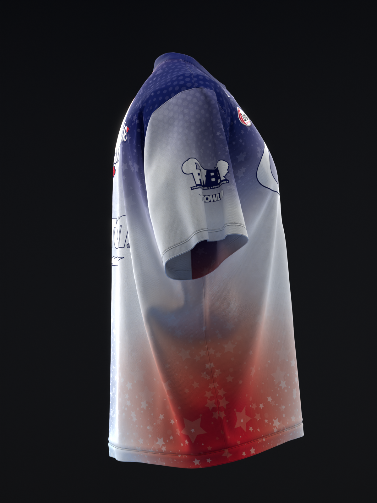 Bryanna Cote 2024 - Dunkstars V2 RWB - Bowling Jersey