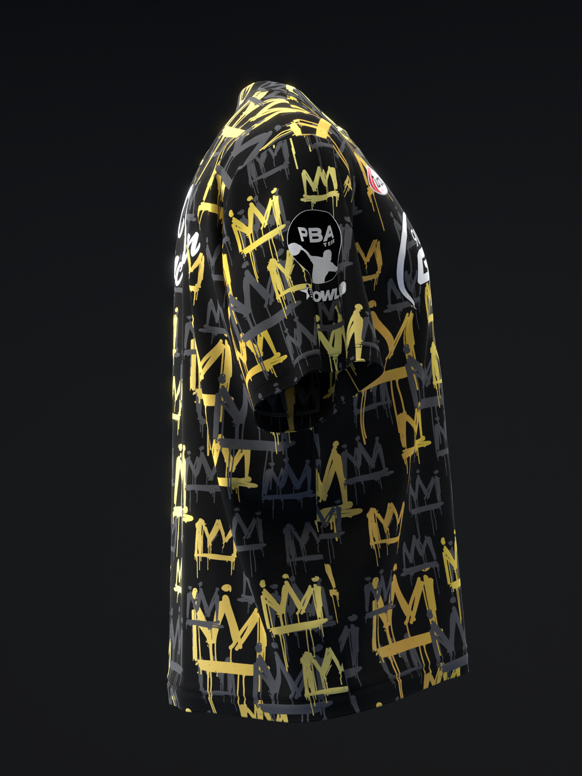 Chris Mcmillan 2024 - Gold King Remix Black - Bowling Jersey