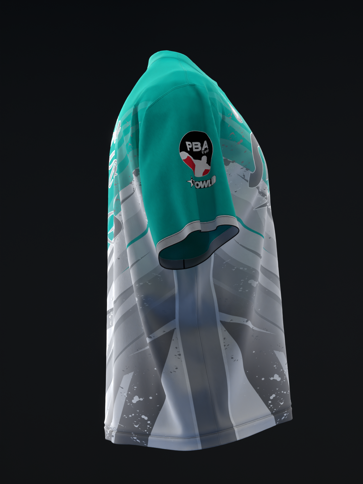 Darren Tang 2024 - Lightning Teal Silver - Bowling Jersey
