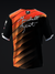 MARSHALL KENT 2023 - ABSTRACT GRID BLACK ORANGE - BOWLING JERSEY