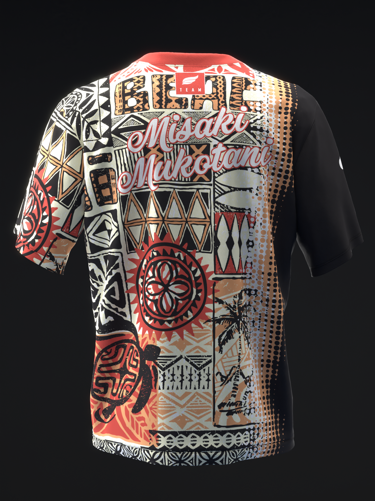 MISAKI MUKOTANI 2023 - HAWAII ABSTRACT - BOWLING JERSEY