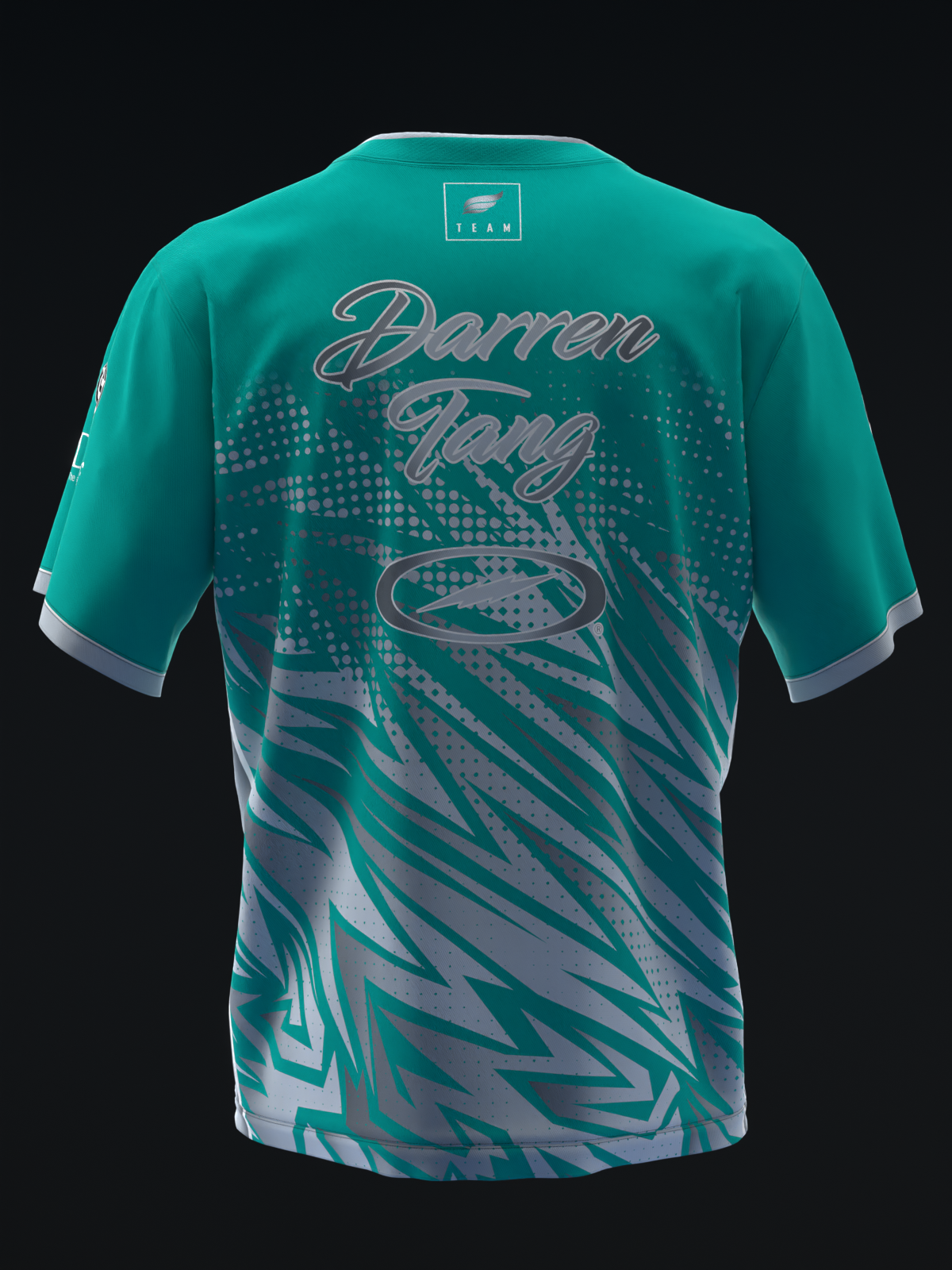 Darren Tang 2022 - Colorway Teal Silver - Bowling Jersey
