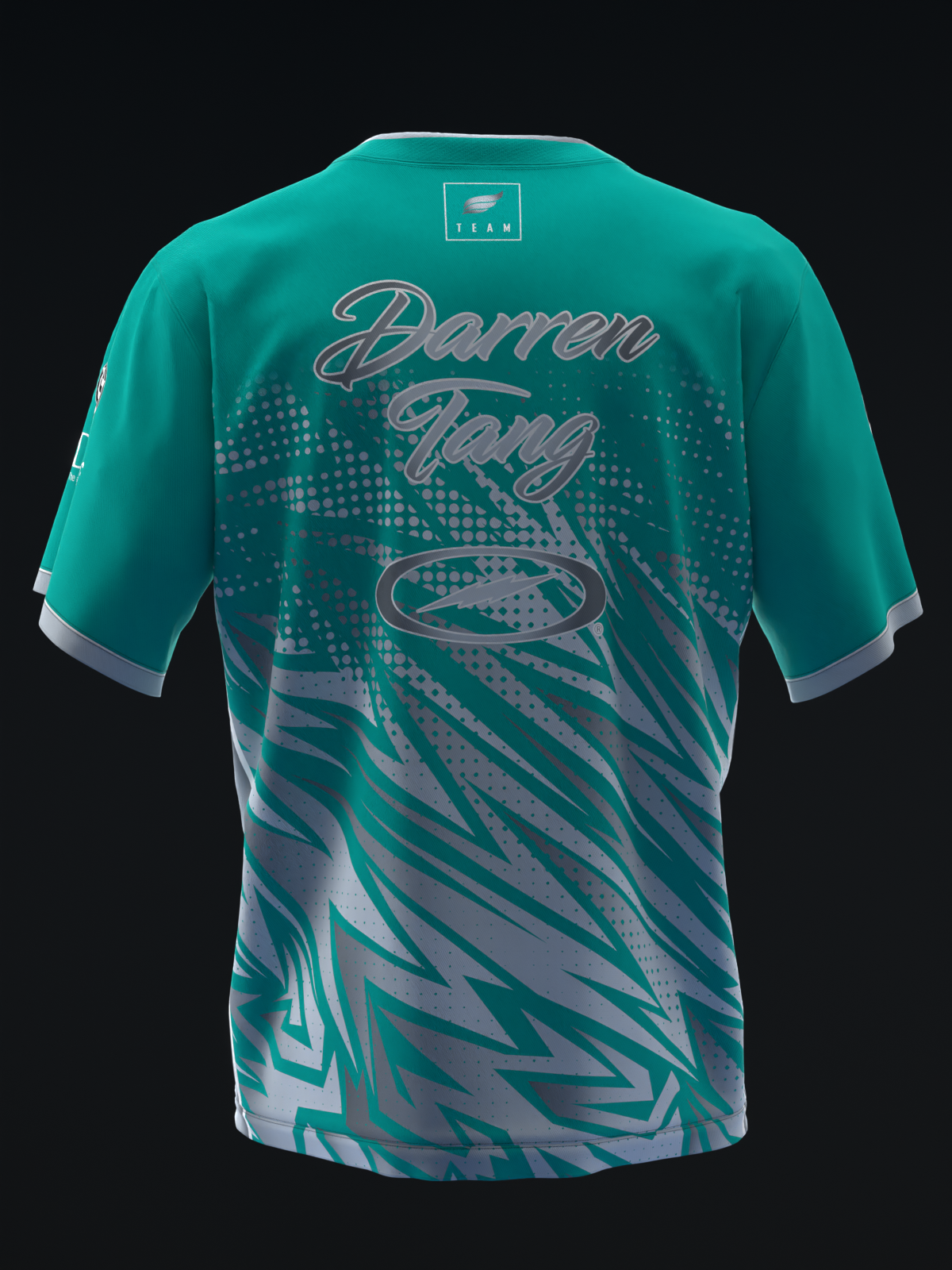 DARREN TANG 2022 - COLORWAY TEAL SILVER - BOWLING JERSEY