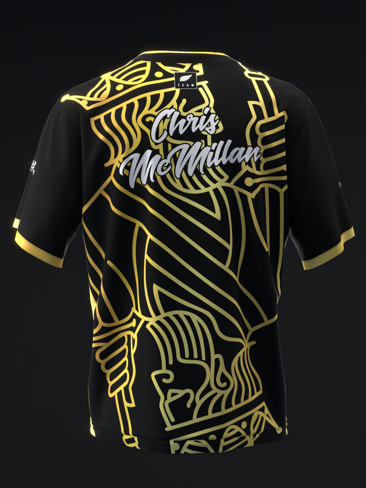 CHRIS MCMILLAN 2023 - GOLD KING - BOWLING JERSEY