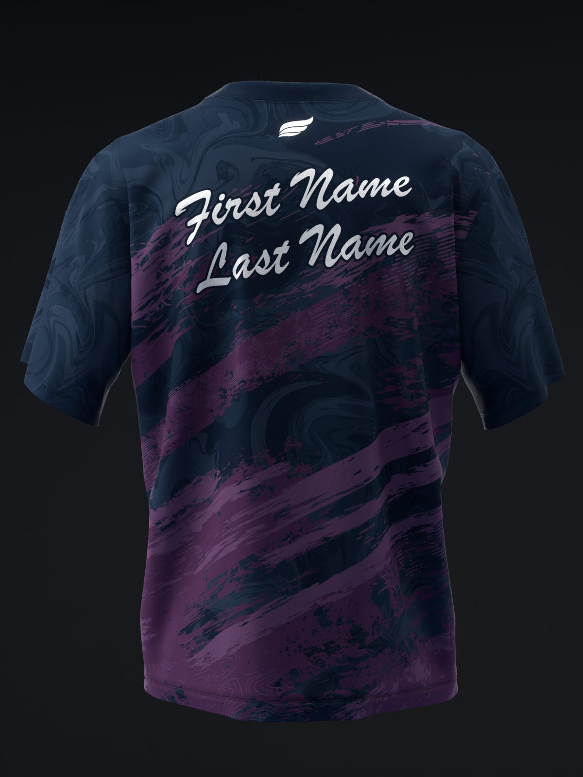 STORM - TROPICAL SURGE SOLID PURPLE NAVY - BOWLING JERSEY