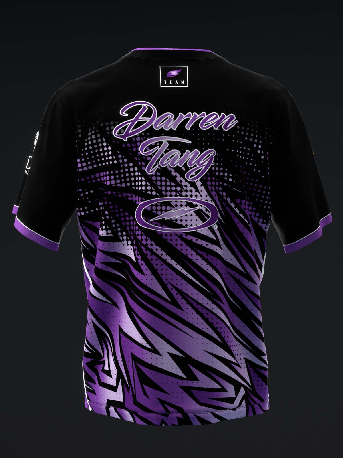 DARREN TANG 2022 - COLORWAY ABSTRACT PURPLE - BOWLING JERSEY