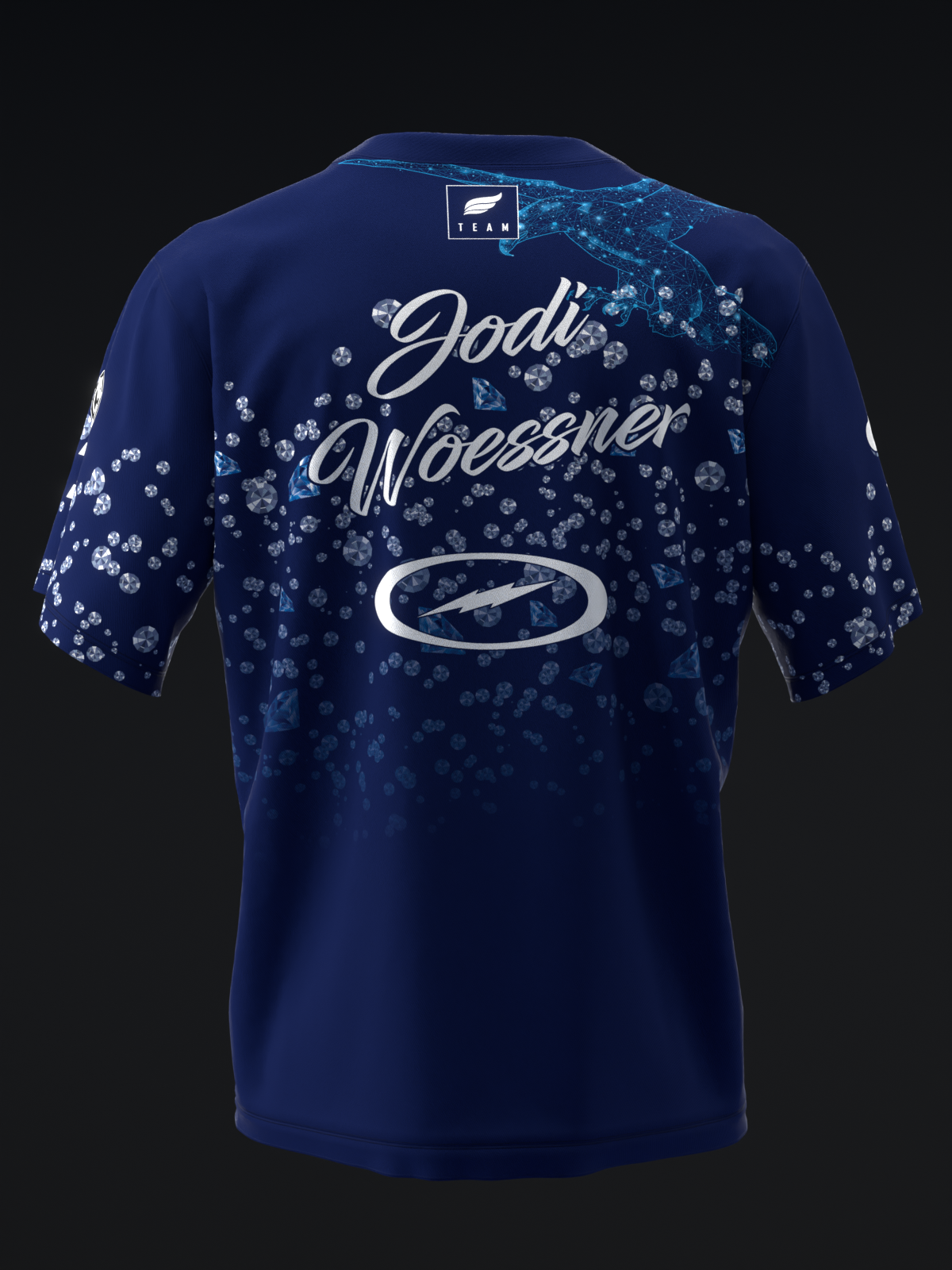 JODI WOESSNER 2024 - DIAMONDS - BOWLING JERSEY