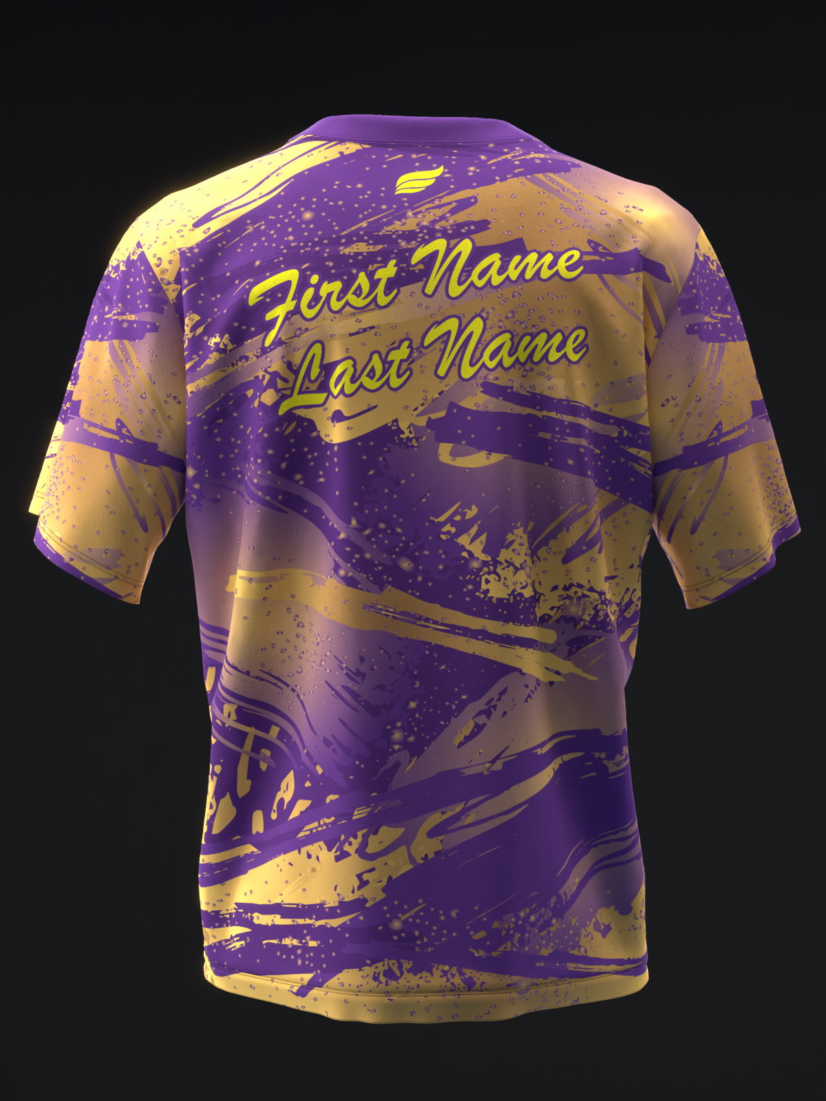 EBONITE - FIREBALL PURPLE GOLD - BOWLING JERSEY