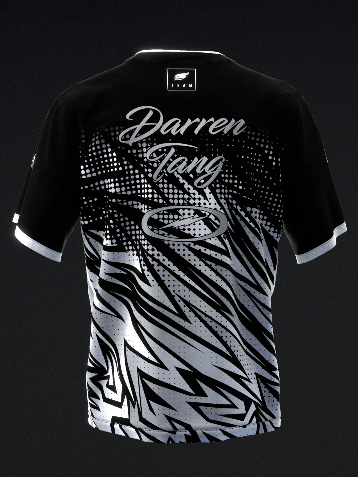 DARREN TANG 2024 - COLORWAY BLACK SILVER - BOWLING JERSEY