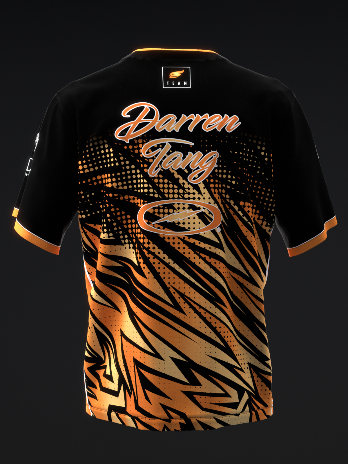 Darren Tang 2022 - Colorway Orange Black - Bowling Jersey