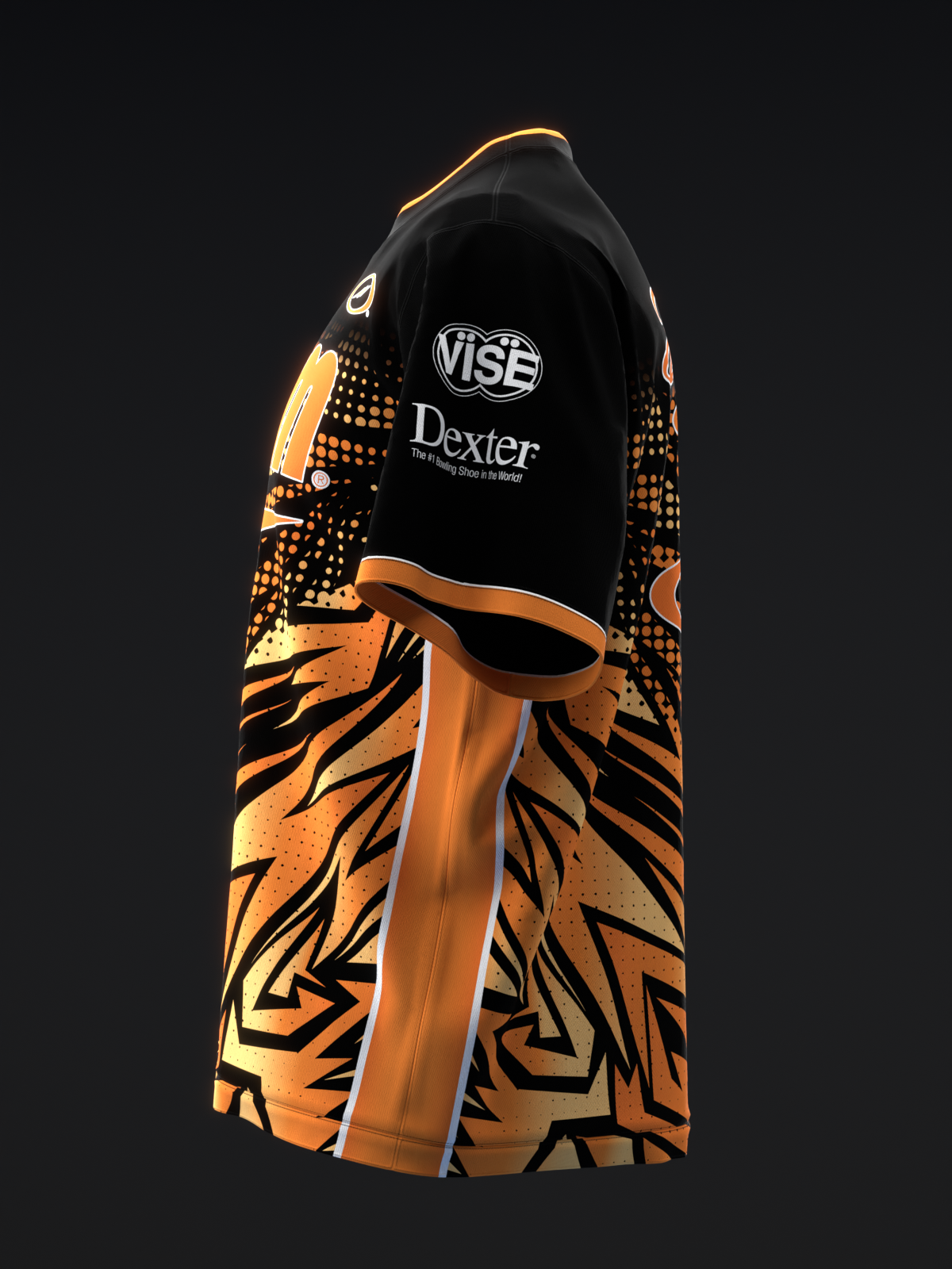 Darren Tang 2022 - Colorway Orange Black - Bowling Jersey