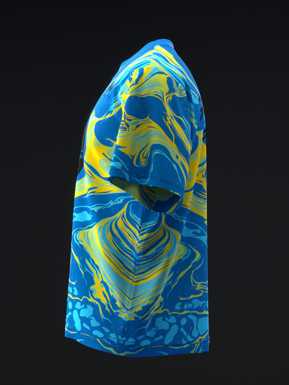 MOTIV - MAX THRILL BLUE YELLOW PEARL - BOWLING JERSEY