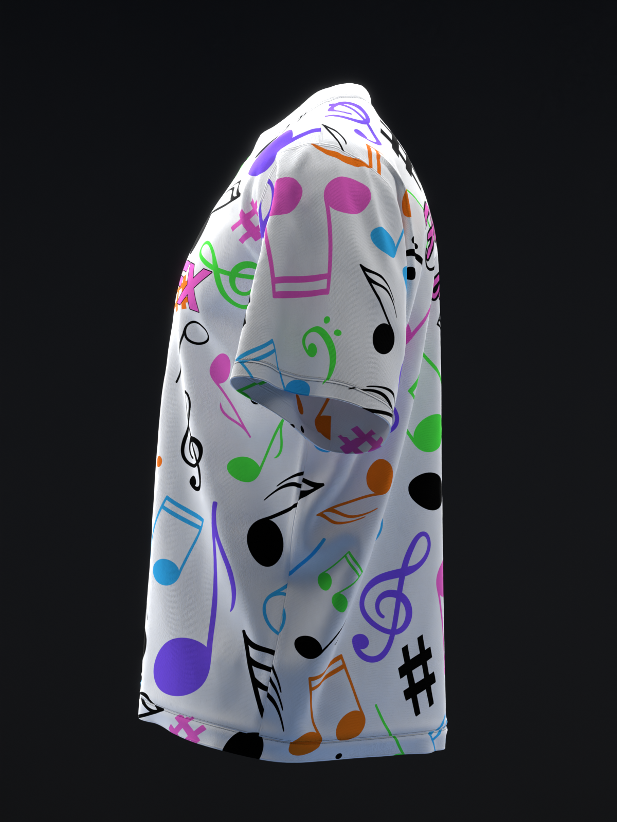 NEON MUSIC - BOWLING JERSEY