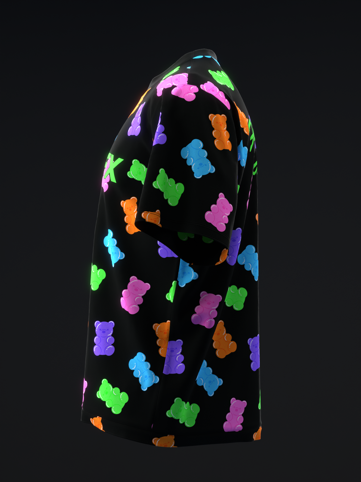 NEON GUMMY BEARS - BOWLING JERSEY