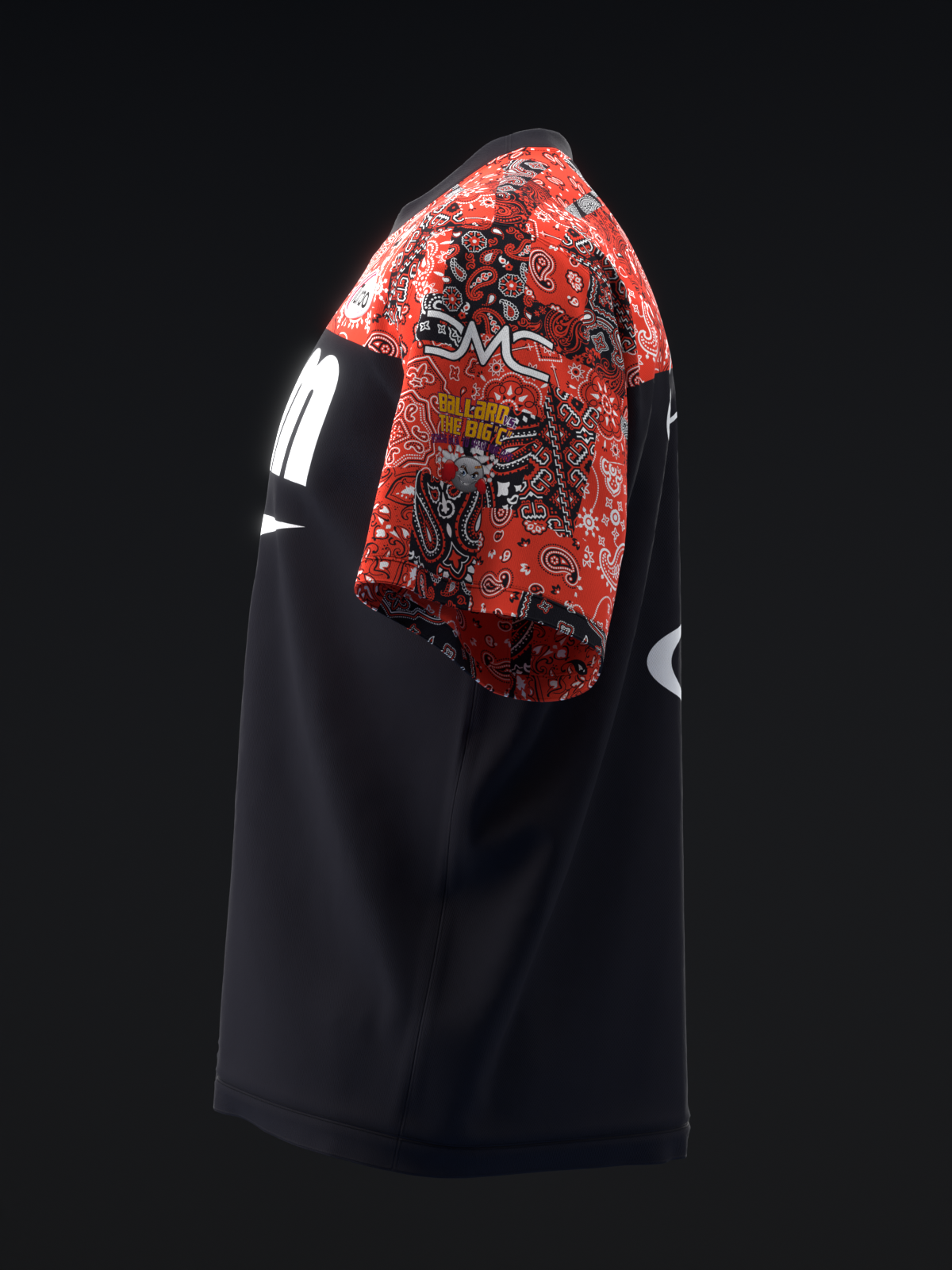 Chris Via 2023 - Danna Red Black - Bowling Jersey