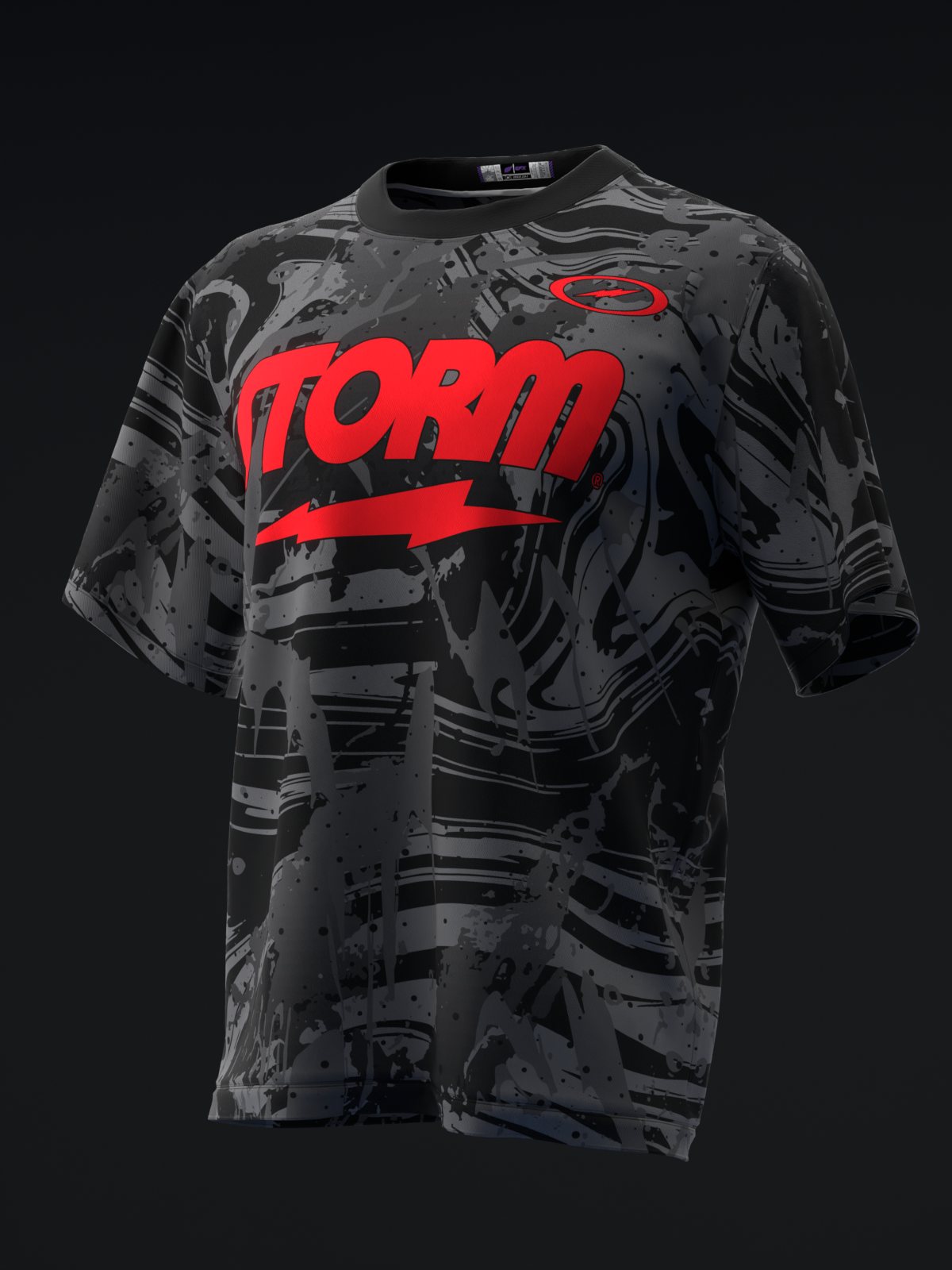 STORM - TROPICAL SURGE MIDNIGHT PEARL - BOWLING JERSEY