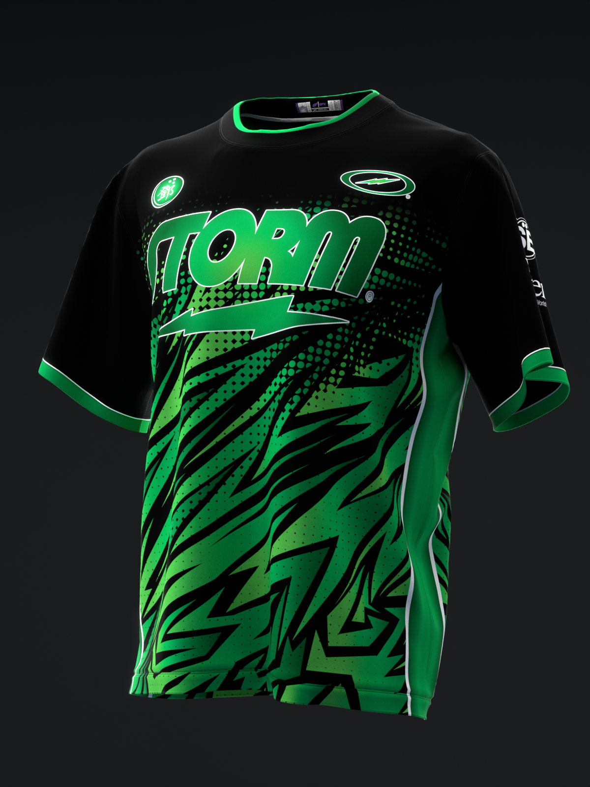 DARREN TANG 2022 - COLORWAY GREEN BLACK - BOWLING JERSEY