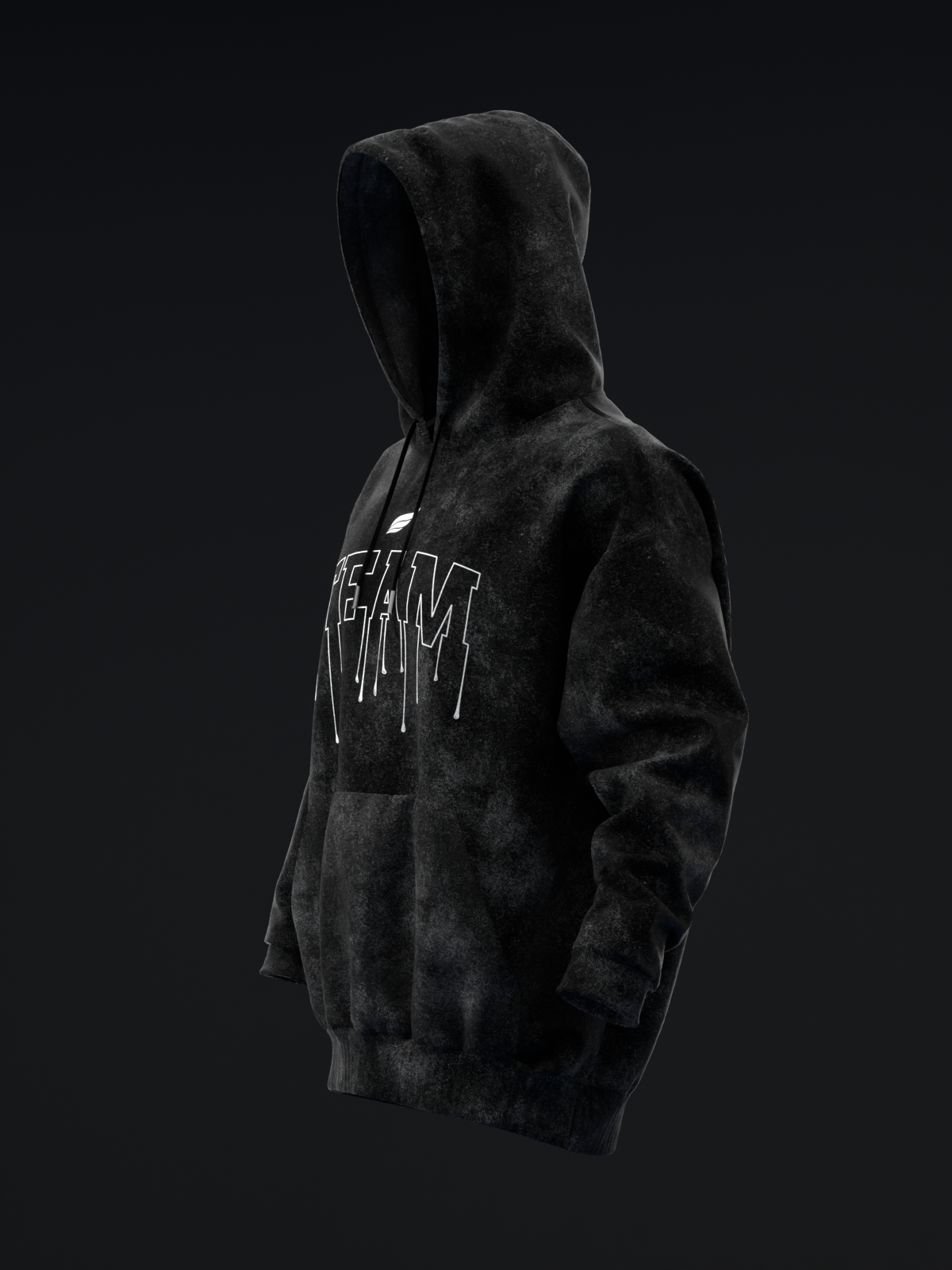 EFX - DISTRESSED DRIP - BLACK