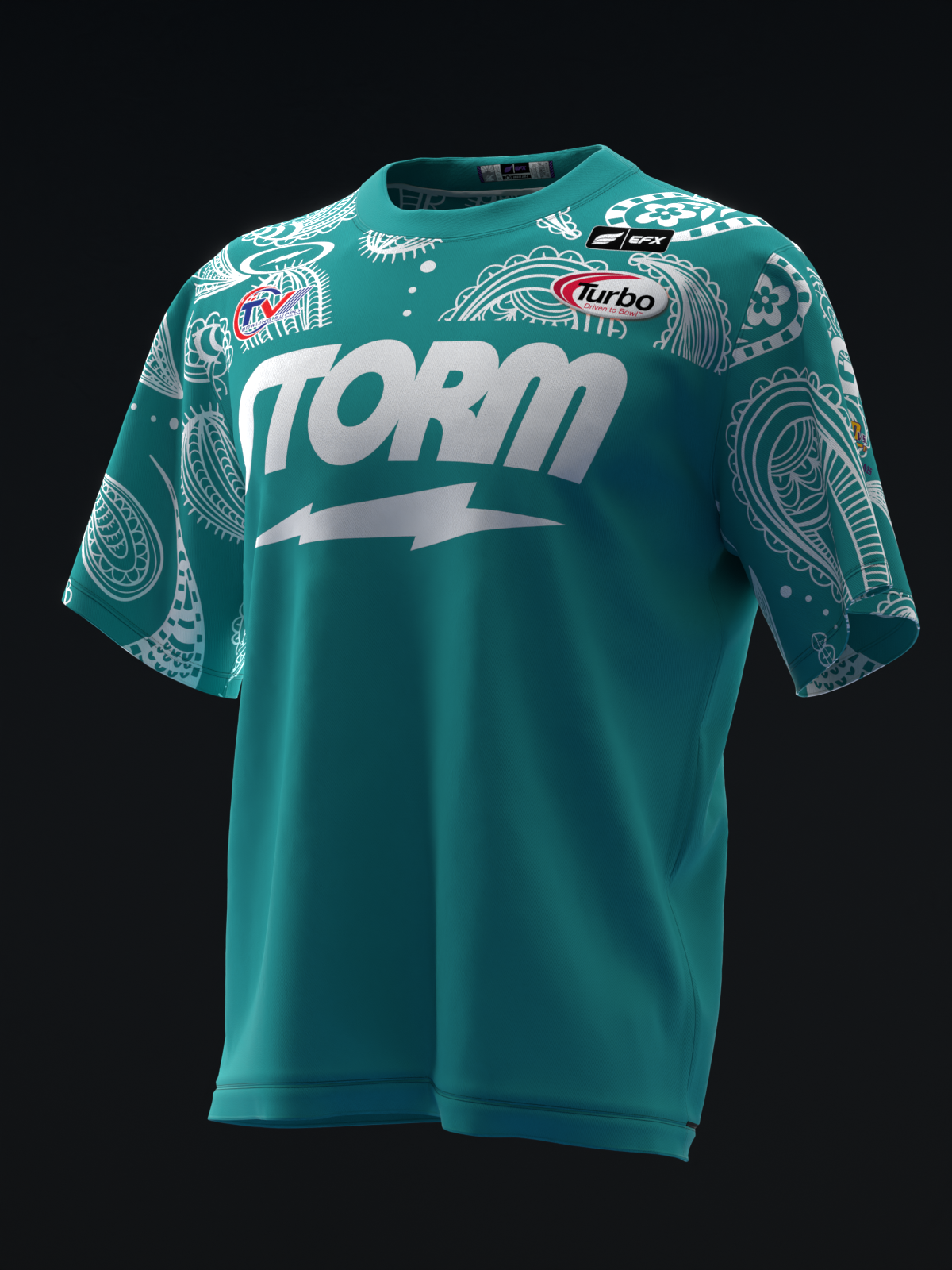 Christopher ユニフォーム CHRIS VIA 2024 - CACTUS PAISLEY BOWLING JERSEY