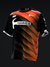 MARSHALL KENT 2023 - ABSTRACT GRID BLACK ORANGE - BOWLING JERSEY