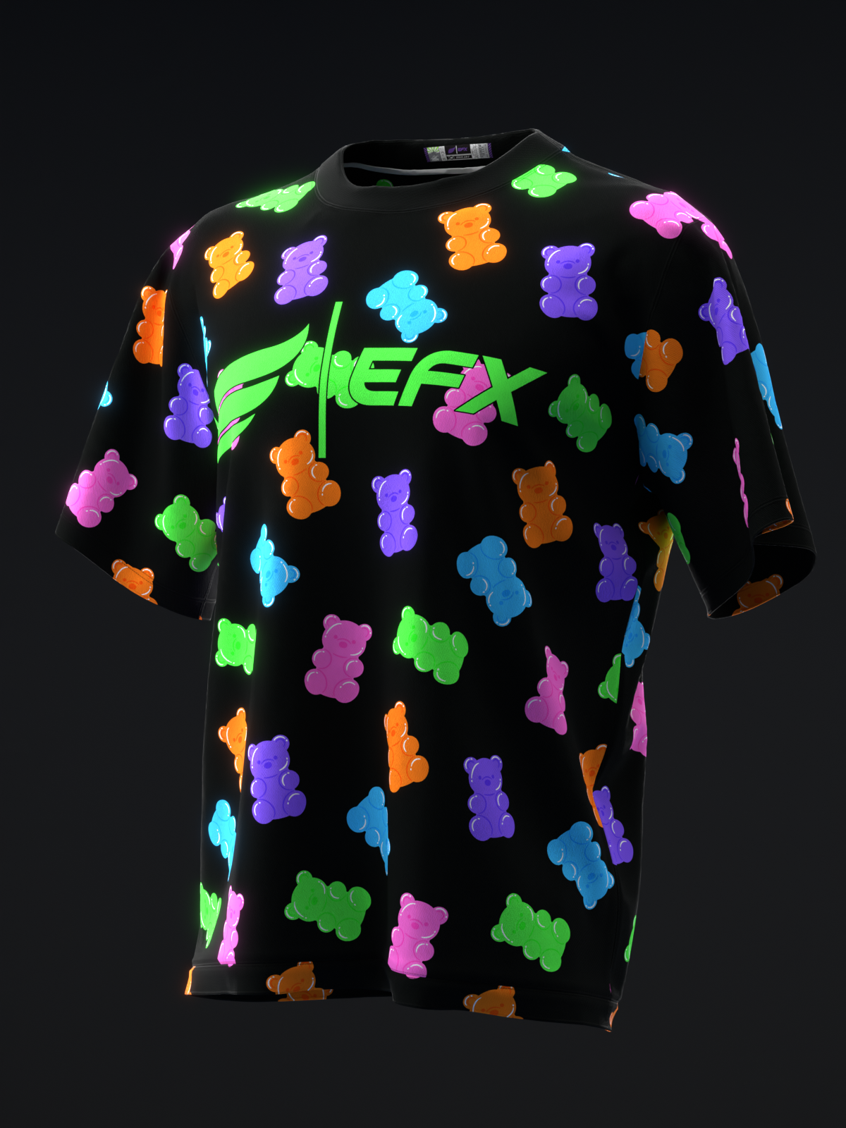 NEON GUMMY BEARS - BOWLING JERSEY