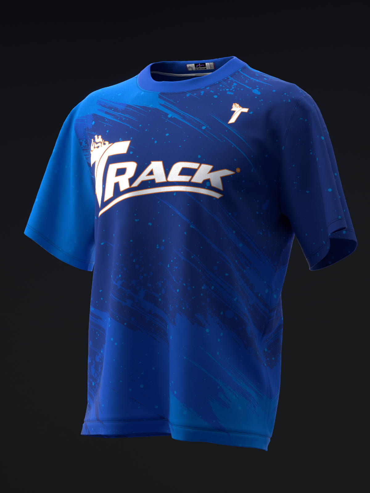 TRACK - TUNDRA BLUE FIRE - BOWLING JERSEY