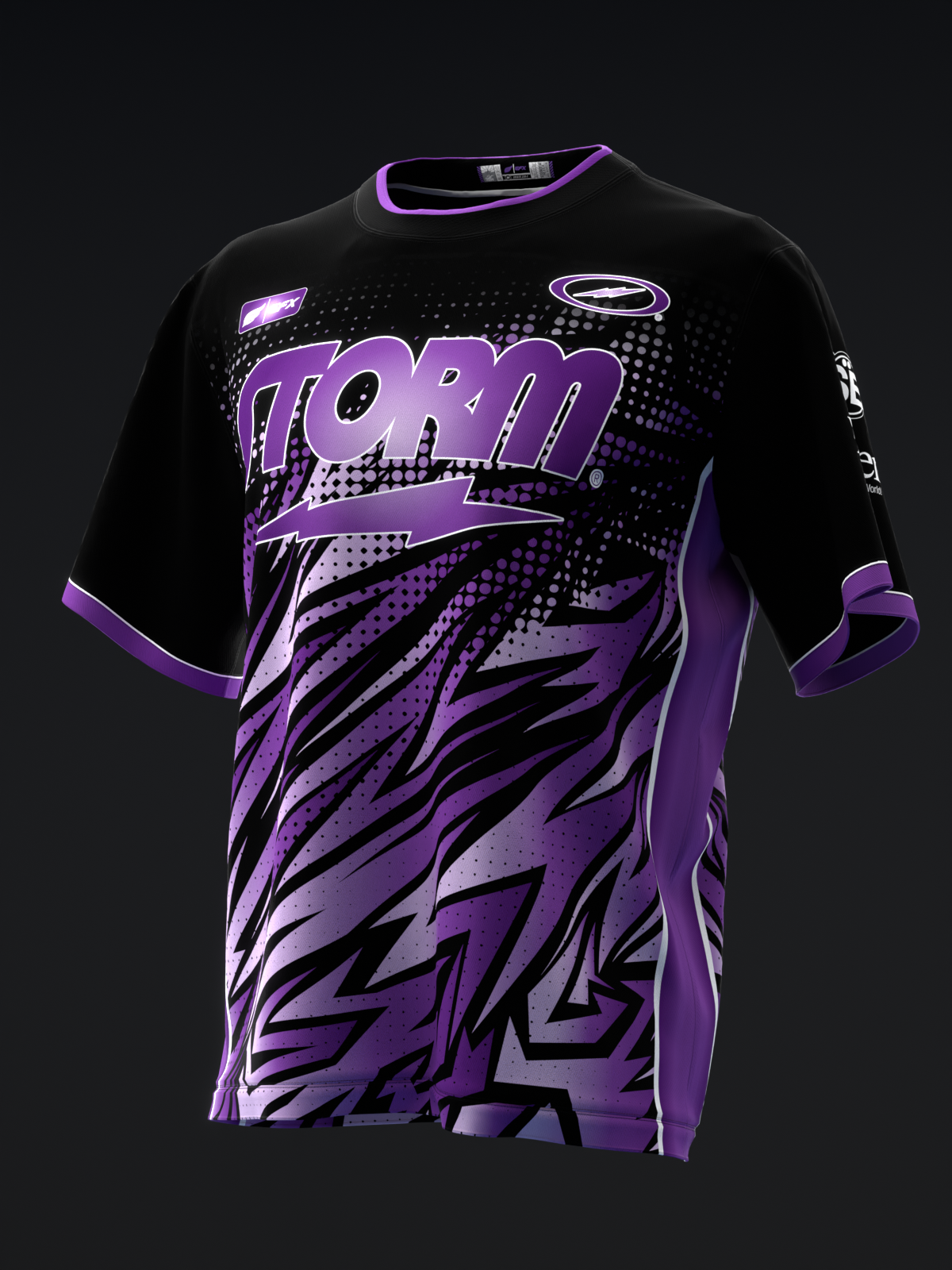 DARREN TANG 2022 - COLORWAY ABSTRACT PURPLE - BOWLING JERSEY