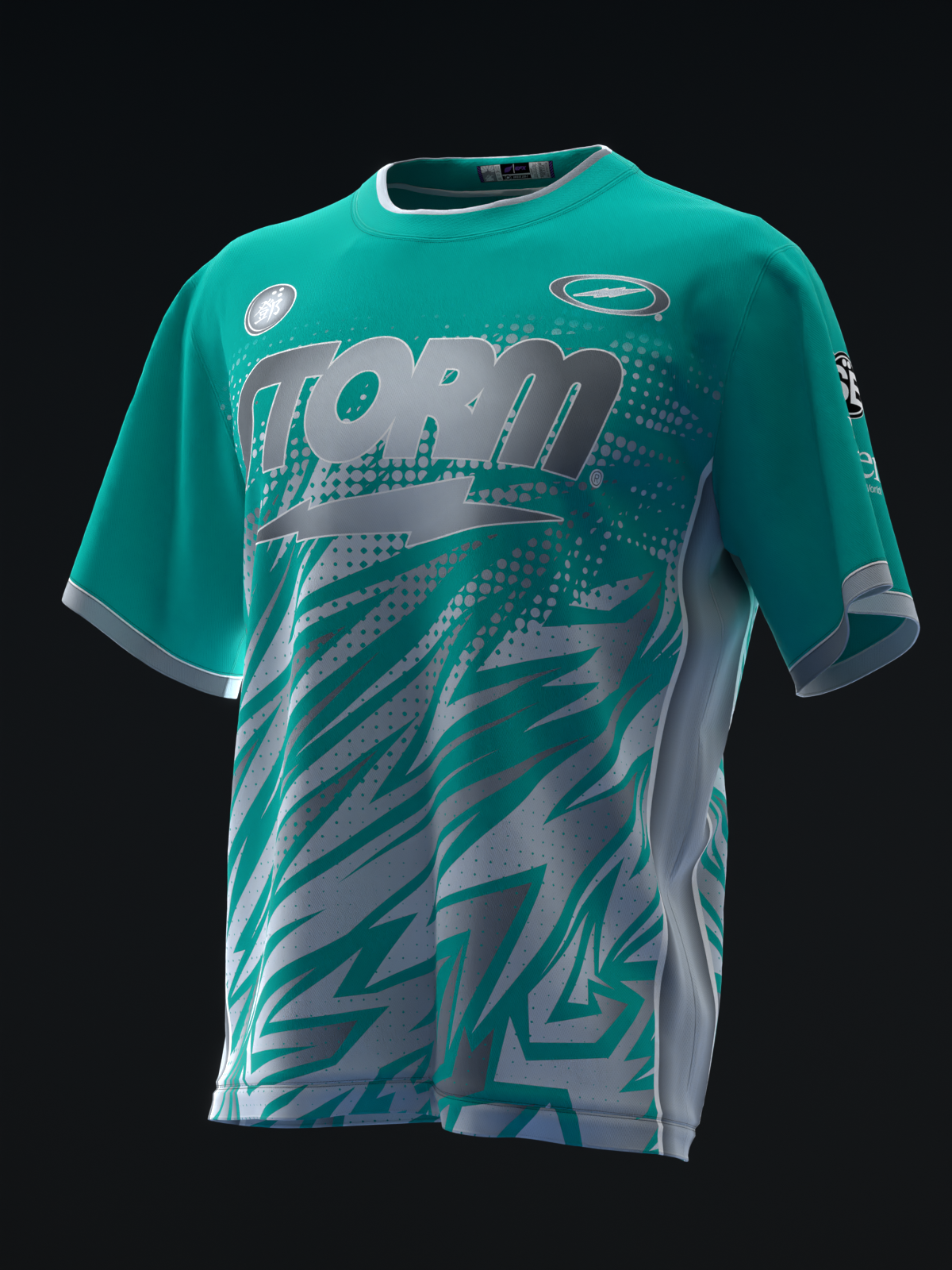 DARREN TANG 2022 - COLORWAY TEAL SILVER - BOWLING JERSEY