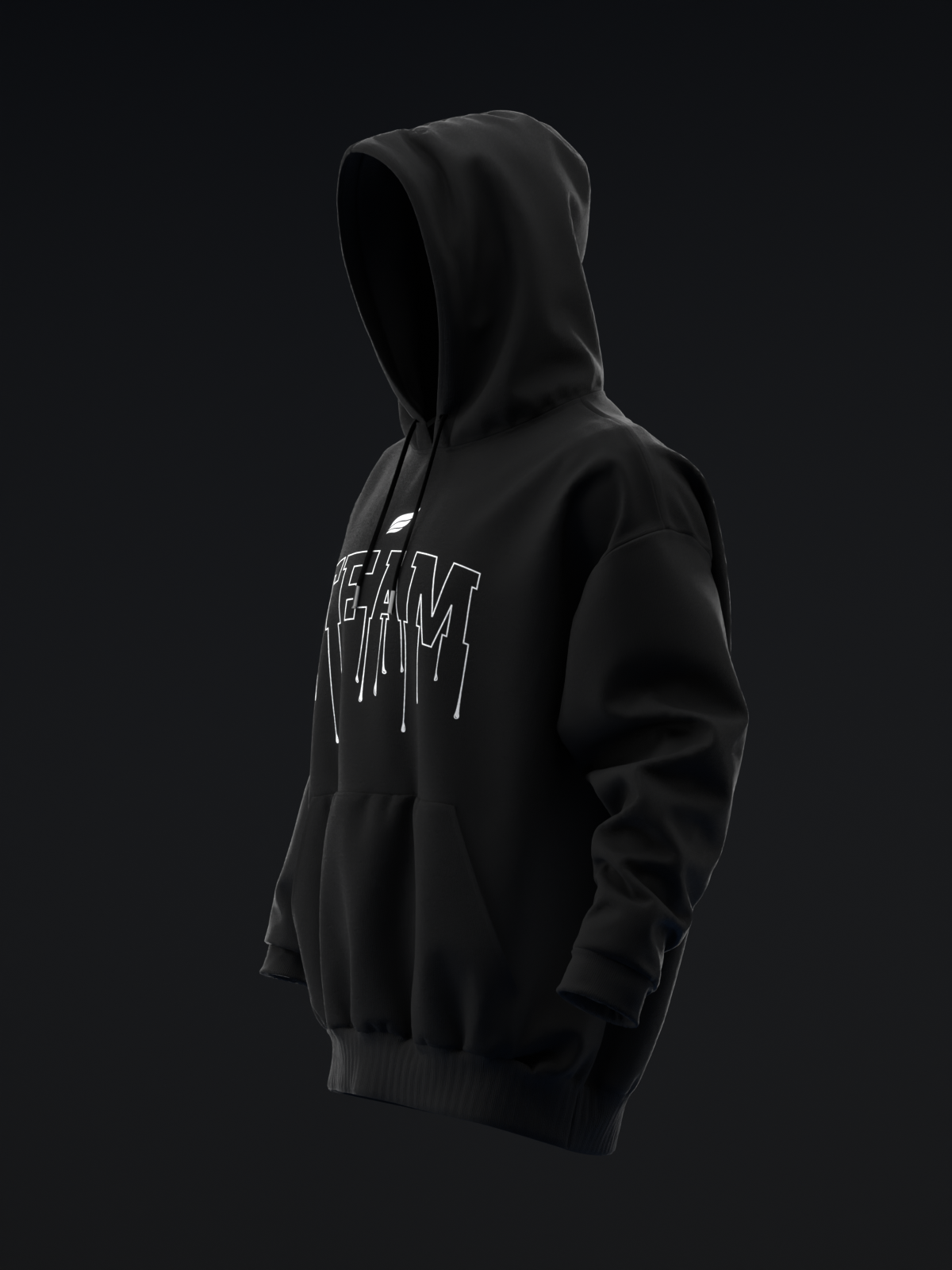 TEAM DRIP BLACK HOODIE - EFX STORE