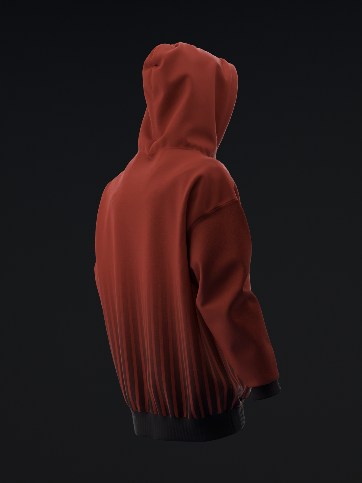 TUCSON COYOTES - STRIPES - MAROON BLACK TEAL HOODIE